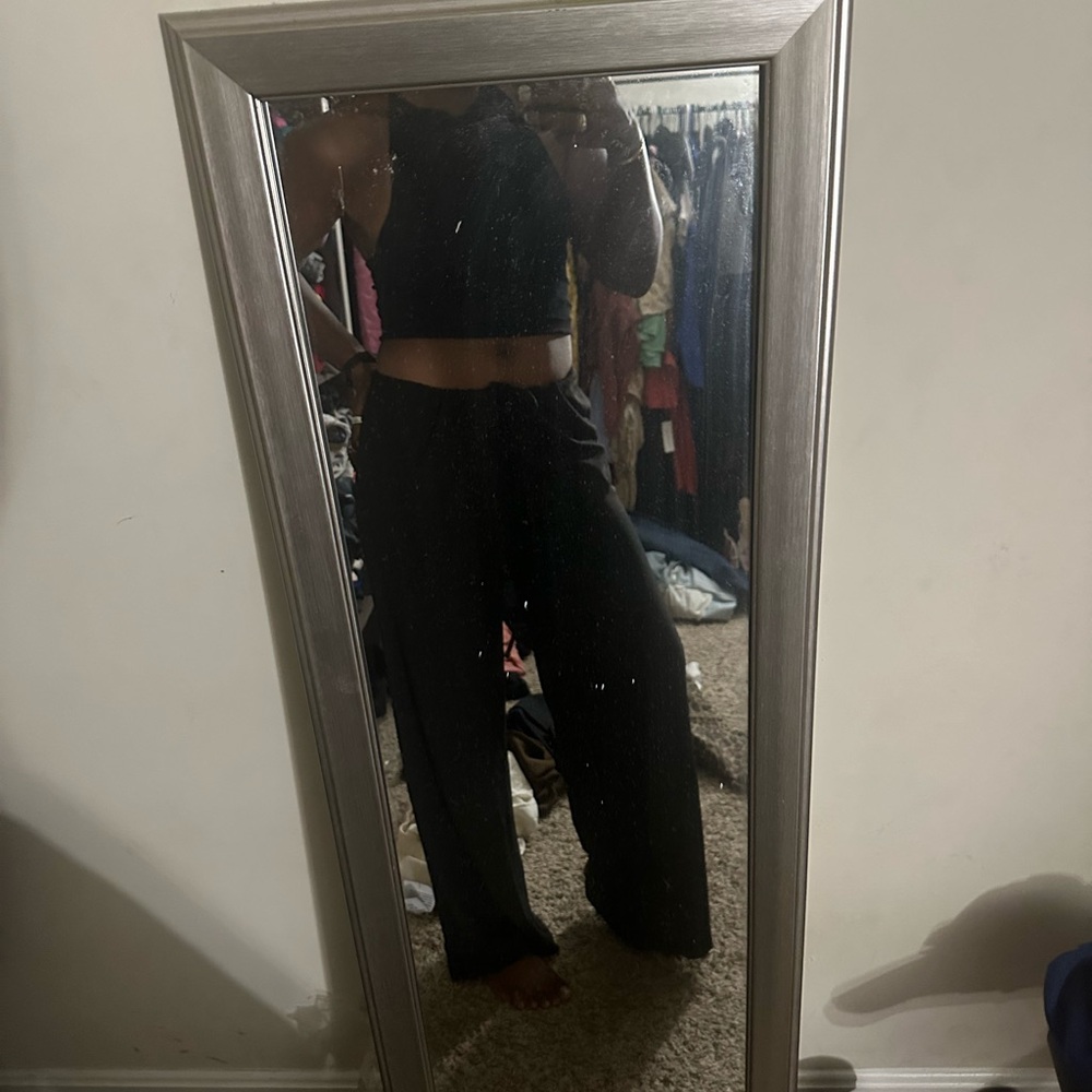 ASOS Black Wide-Leg Pants